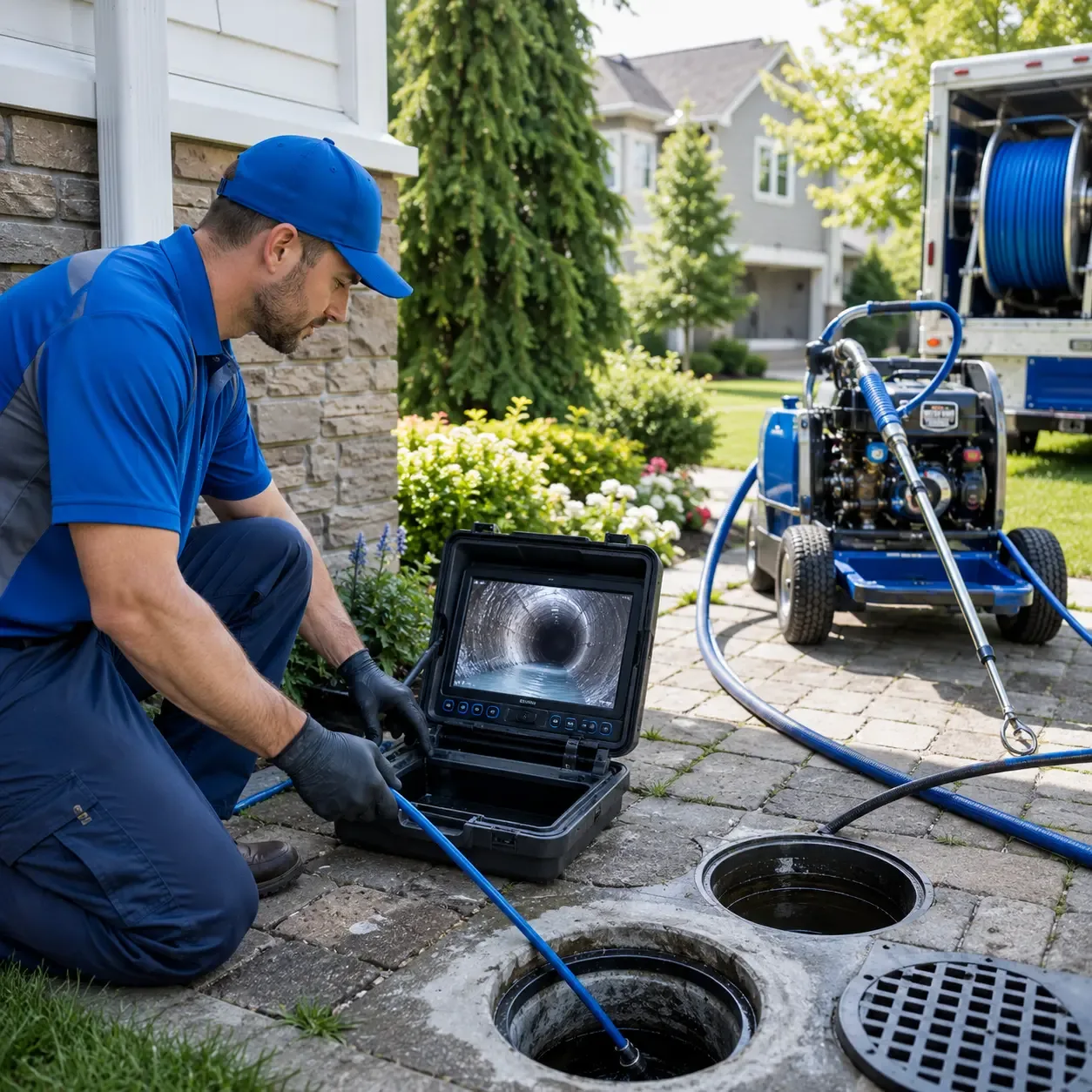 Outdoor drain cleaning professionals serving Gentry, AR
